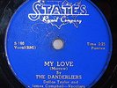 THE DANDERLIERS *Great Doo-Wop 78 *STATES Label #160