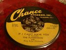 RARE DOO-WOP 45/ THE FLAMINGOS/ CHANCE/ RED WAX/ EXC