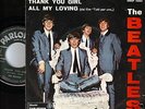 RARE Beatles Italy Thank you girl 1964 QMSP Green MINT-