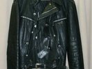 ORIGINAL LA ROCKA LEATHER JACKET 1980s London +RARE+
