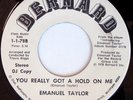 rare Modern Soul 45 EMANUEL TAYLOR on BERNARD Listen