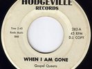 BLACK GOSPEL 45: GOSPEL QUEENS. RARE+++. 1960'S. FMQ.