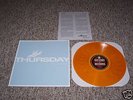THURSDAY FULL COLLAPSE ORANGE VINYL LP Thrice Cursive