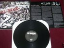 NO WARNING ILL BLOOD LP 1ST PRESS SXE HC MADBALL TERROR