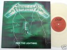 METALLICA   Ride The Lightning   FRANCE Green Sleeve