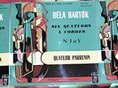 QUATUOR PARRENIN - BARTOK COMPLETE VEGA 3 LP 50'S NM