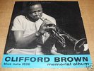 CLIFFORD BROWN memorial LP lexington BLUE NOTE 1526