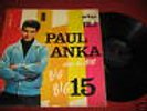 Paul Anka - Sings Big Big 15 - VERY RARE Israel Made 1962 Israeli LP Heavy Vinyl