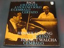 BACH Szeryng Walcha 6 Sonatas Violin 2LP Philips |407