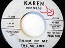 Ad Libs Think Of Me Karen dj Northern Soul