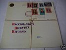 LP ITALIAN PROG RACCOMANDATA RICEVUTA RITORNO ORIGINALE