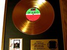 LED ZEPPELIN GOLDENE SCHALLPLATTE GOLD RECORD VINYL
