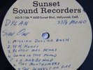 BOB DYLAN - Basement Tapes - ACETATE - VG+++