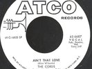 POP PSYCH 45:THE CORDS 'Aint That Love' 1969 DJ LISTEN