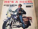THE CRYSTALS MEGA  RARE HE'S A REBEL UK LP EX