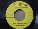THE SOLATAIRES PLEASE REMEMBER MY HEART DOO WOP 45 RPM