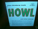 LP Allen Ginsberg Reads Howl FANTASY 7006 beat poet