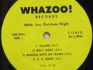 RAIN Live Christmas Night ORG Private Press LP PSYCH