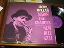 Jackie McLean JAZZ LP Makin the Changes MONO USA ISSUE