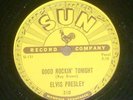 ELVIS PRESLEY GOOD ROCKIN' TONIGHT 78 SUN