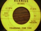 Starfires, Bernice Rec # 201 Yearning For You Orig