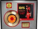 Elvis Presley 24K Burning Love Framed Record Display