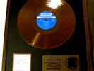 ROLLING STONES GOLDENE SCHALLPLATTE GOLD RECORD VINYL