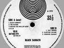 BLACK SABBATH LP - 1st UK Pressing VERTIGO SWIRL LABEL