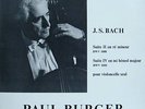 Paul Burger Bach Cello Suites 2+4 Swiss Private ARCO LP
