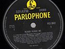 BEATLES  PLEASE PLEASE ME LP STEREO YELLOW AND BLACK