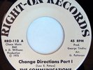 rare Soul 45 COMMUNICATIONS change directions RIGHT-ON