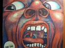 KING CRIMSON IN THE COURT OF RARE WHITE LABEL PROMO LP