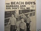 THE BEACH BOYS - RARE PICTURE SLEEVE 45 - BARBARA ANN