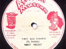 BOBBY MELODY Try So Hard RARE roots GREGORY ISAACS HEAR