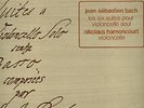 HM(Set 3 lps)/BACH CELLO SUITES / NIKOLAUS HARNONCOURT