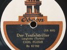 Carl Flesch:Tartini Teufelstriller/Tenaglia Largo ODEON