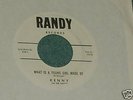 ROCK record RANDY white label #422 KENNY AND THE CADETS