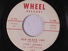 JERRY ADAMS: Old Black Joe 45 (wild piano rocker) rare Rockabilly