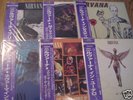 NIRVANA NEVERMIND IN UTERO Rare JAPAN OBI + 10 LP Set PICTURE DISC INTERVIEW