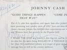 Johnny Cash-AUTOGRAPHED Sun Picture Sleeve 45-NICE