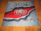 AC/DC autographe vinyl signed LP ALBUM  DEDICACE signe
