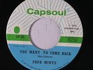 FOUR MINTS: You Want To Come Back / You're My Desire 45 (Crossover Soul) Soul