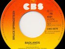bruce springsteen badlands-candy's room holland 7 tmoq