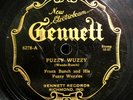 FRANK BUNCH - Gennett Electrobeam 6278 - scarce jazz 78