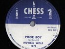BLUES 78 HOWLIN WOLF POOR BOY CHESS NICE VG++ LOOK