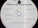 GRAND PRIX'S RARE CUCA  LINDA-SAN JOSE 2-SIDED ACETATE