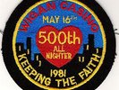 Original Wigan Casino 500 Allniter Patch - N/SOUL/MOD