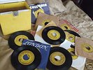 Box of 14 45 Sun Records Cash, Smith, Chaffin, & Riley