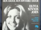 OLIVIA NEWTON JOHN Mon amour RARE French PS EX 7'