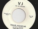 Beatles Please Please Me Vee Jay 581 ALL WHITE LABEL